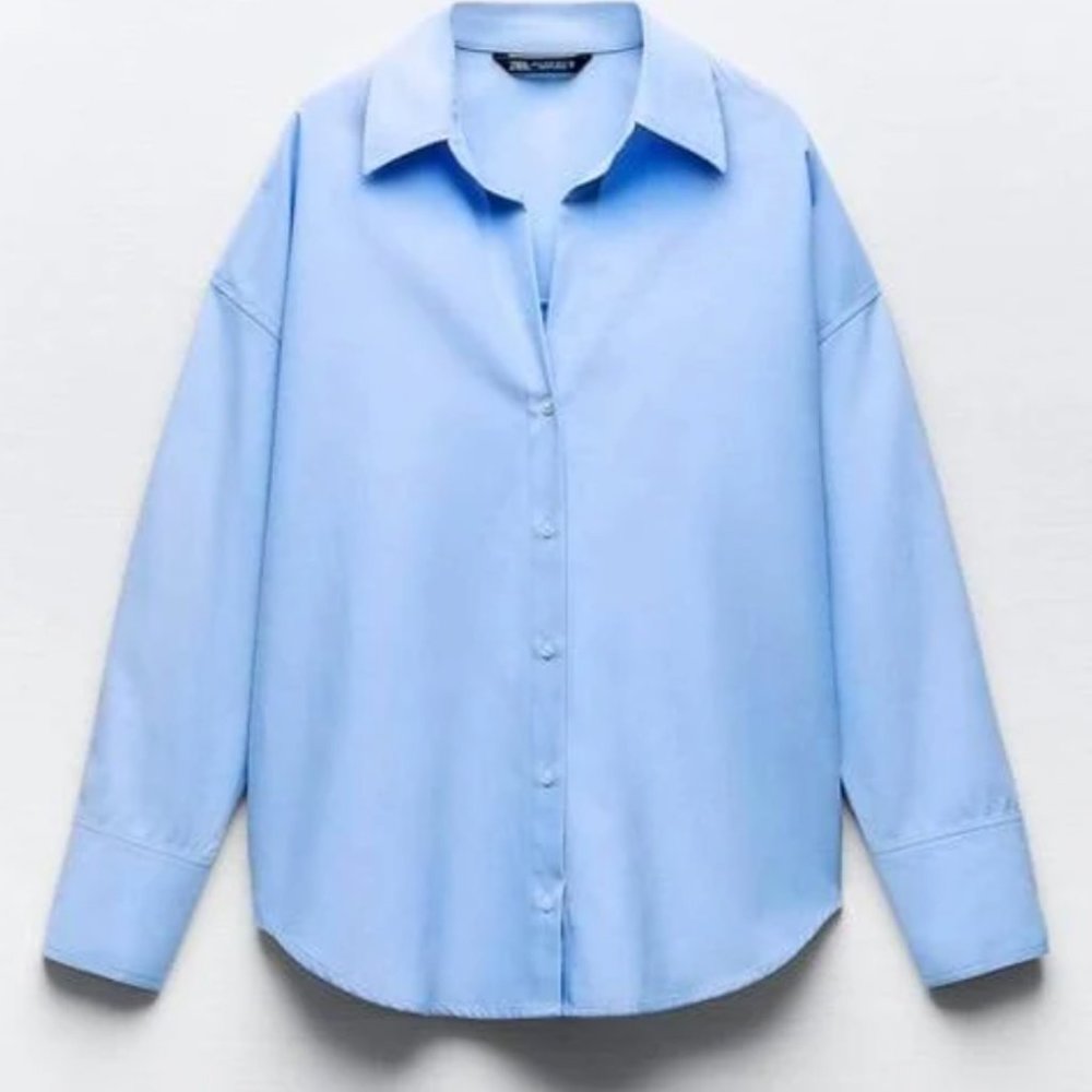 Ben Sherman tailored slim fit LS button down blue oxford dress shirt NWT